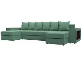 Диван П-образный Дубай полки справа