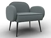 Кресло Лига-086 ( Амур 07 серый )