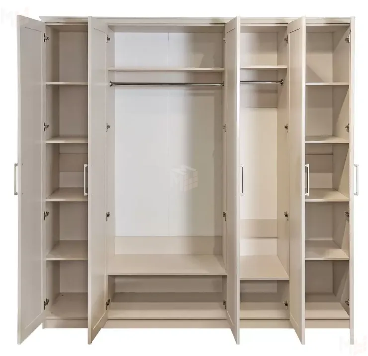 Шкаф Нонна 5-дверный мокко глянец