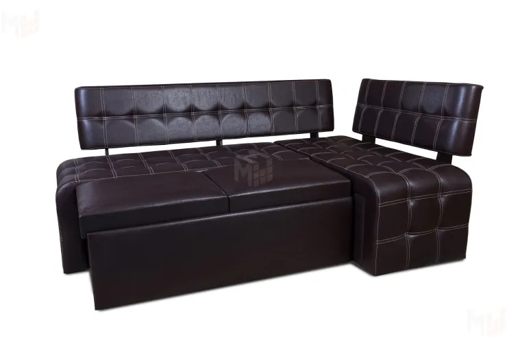 Кухонный диван Прага со спальным местом (кожзам Umber)