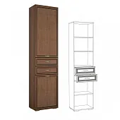 Пенал с ящиками Domani Ливорно ЛШ-3 Пенал с ящиками Domani Ливорно ЛШ-3