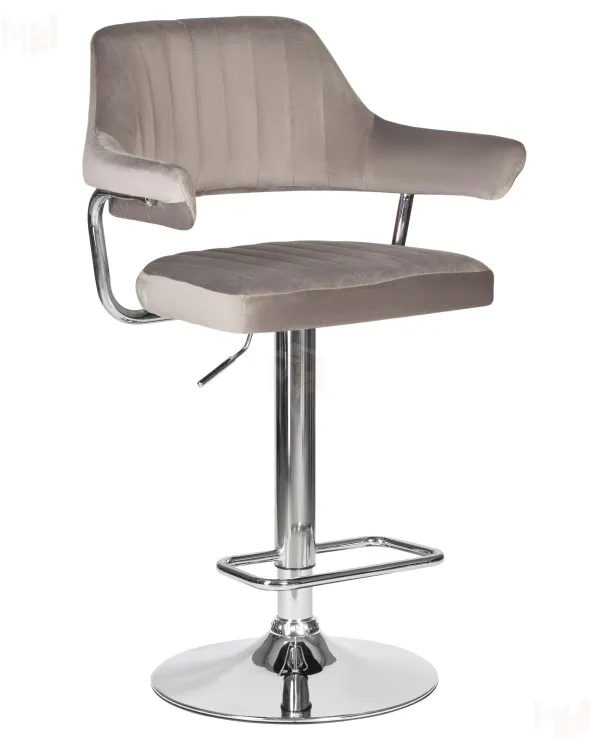 Стул барный DOBRIN CHARLY (серый велюр (MJ9-75)) Стул барный DOBRIN CHARLY (серый велюр (MJ9-75))