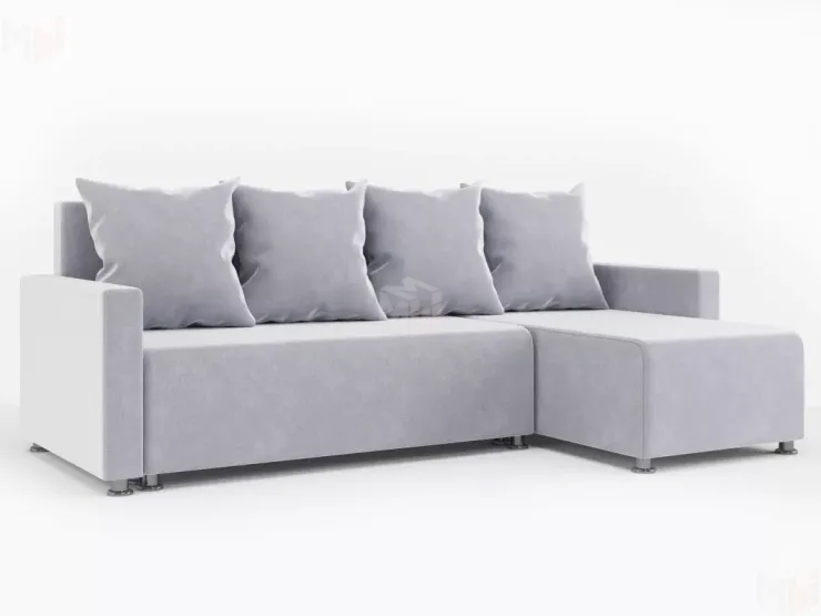 Угловой диван Таити Светло-серый