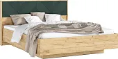 Ирис Кровать парящая 1,6м (ортопед дерево) (Браш Мени Грин/Дуб Крафт, Дуб Крафт) Ирис Кровать парящая 1,6м (ортопед дерево) (Браш Мени Грин/Дуб Крафт, Дуб Крафт)