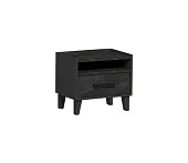Тумба прикроватная Айрис 41 Антрацит/Креатель Тумба прикроватная Айрис 41 Антрацит/Креатель