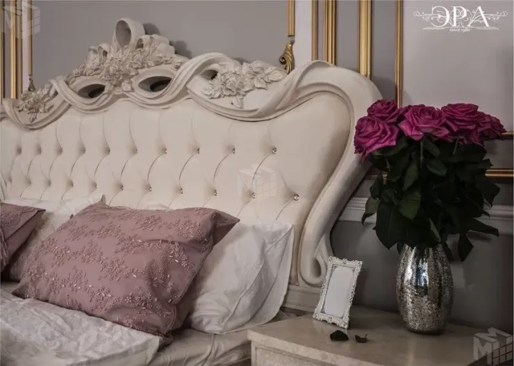 Кровать Афина 160х200 см крем корень