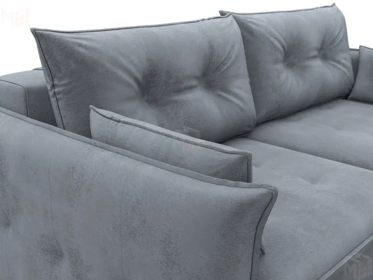 Диван прямой Лига-100 НПБ ( TOWER 10 серый )