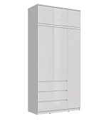 Шкаф Челси 1200 с антресолью, белый Шкаф Челси 1200 с антресолью, белый