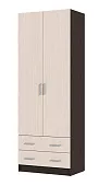 Шкаф 2х створчатый Гармония ШК-603М дуб белфорт - венге