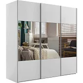 Шкаф-купе Эста 3-х дверный Комби (6 ЛДСП / 6 Зеркал) 270 см.