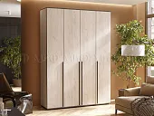 Шкаф Норд 4-х створчатый (дуб крафт белый) Шкаф Норд 4-х створчатый (дуб крафт белый)