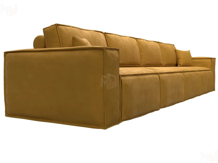 Диван прямой Лига-081 НПБ МегаЛонг ( BRUT 10 желтый )