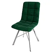 Стул Чили (велюр изумруд, ноги хром) Стул Чили (велюр изумруд, ноги хром)