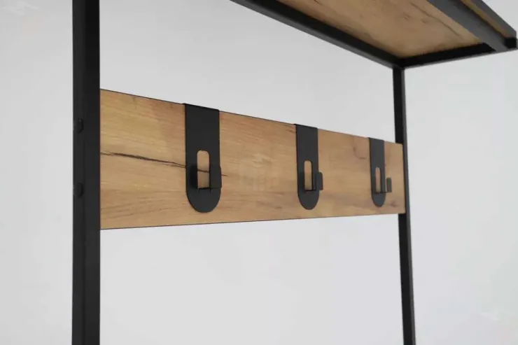 Вешалка Гранж 1 Дуб Крафт Золотой