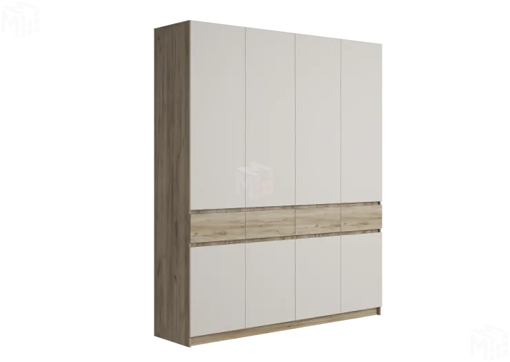 Шкаф Бостон ШК-004 (крафт серый/кашемир)