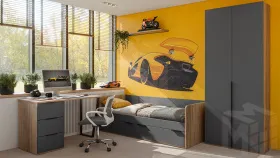 Набор детской мебели Порто стандартный - ГН-393.100 Графит