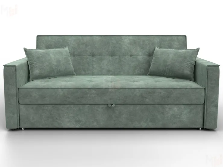 Диван прямой Лига-104 (160) ( BRUT 08 зеленый )