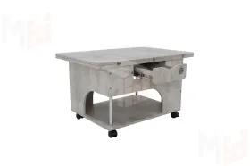 Стол-трансформер Стэп Цемент Светлый Стол-трансформер Стэп Цемент Светлый