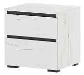 Тумба прикроватная ГРЕТТА Дуб Крафт белый-Антрацит Тумба прикроватная ГРЕТТА Дуб Крафт белый-Антрацит