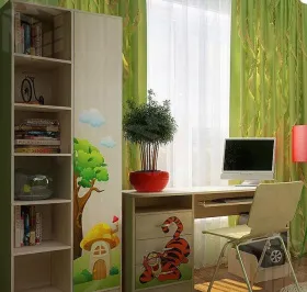 Стеллаж 13/4 Винни Пух