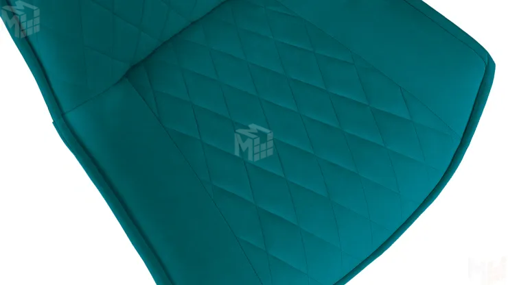 Стул Фэнди К4 Черный муар, Велюр Confetti Izumrud