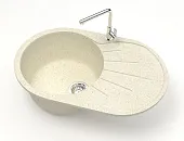 Мойка кухонная Гранит ZETT модель 110 (Z110) Мойка кухонная Гранит ZETT модель 110 (Z110)