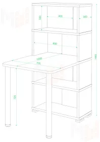 Компьютерный стол СБ-10М-4
