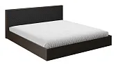 Кровать Копенгаген 1,4 (с настилом) (венге/черный матовый)