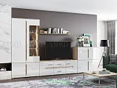 Гостиная Ким вариант №1 (сонома/белый)