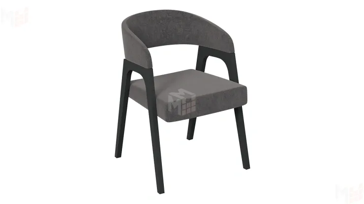 Кресло Техас 1 - W-101 Черное дерево, тк. №209 Велюр Jercy stone Кресло Техас 1 - W-101 Черное дерево, тк. №209 Велюр Jercy stone