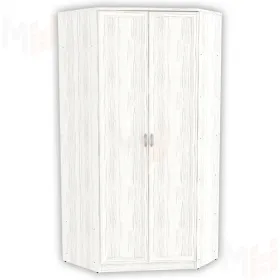 Шкаф угловой со штангой и полками 403