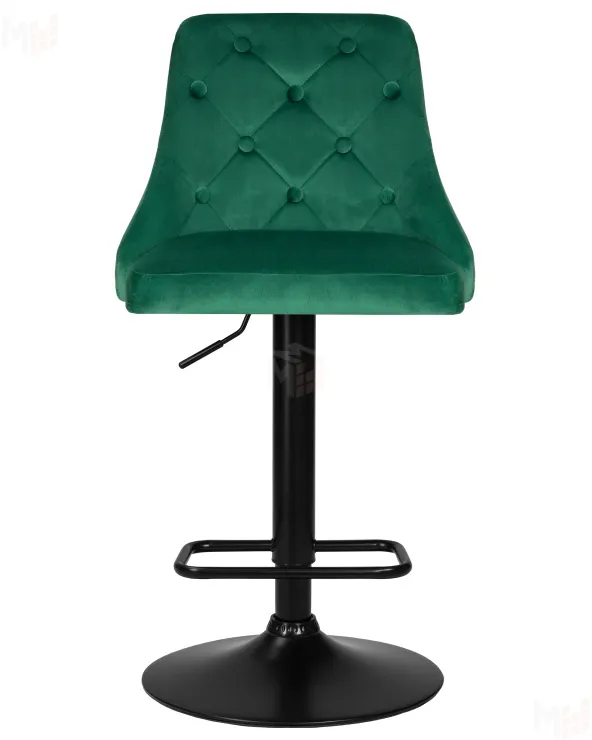 Стул барный DOBRIN JOSEPH BLACK (зеленый велюр (MJ9-88)) Стул барный DOBRIN JOSEPH BLACK (зеленый велюр (MJ9-88))
