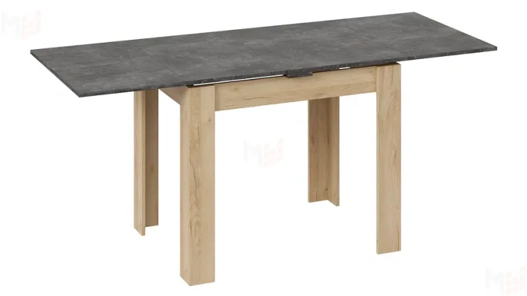 Стол раздвижной Промо тип 3 Дуб Крафт золотой, Ателье темное Стол раздвижной Промо тип 3 Дуб Крафт золотой, Ателье темное