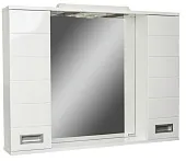 Шкаф-зеркало Cube 100 Эл. Домино