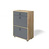 Обувница Мини-Лайт МЛ-7 Дуб крафт золотой/графит Обувница Мини-Лайт МЛ-7 Дуб крафт золотой/графит