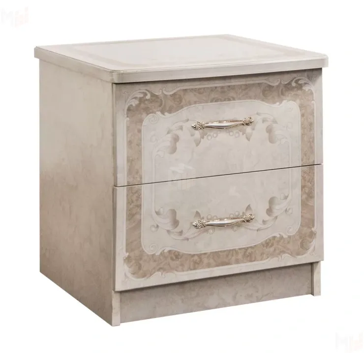 Тумба прикроватная Патрисия крем корень глянец Тумба прикроватная Патрисия крем корень глянец