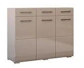 Комод Ненси (ясень/капучино глянец) Комод Ненси (ясень/капучино глянец)