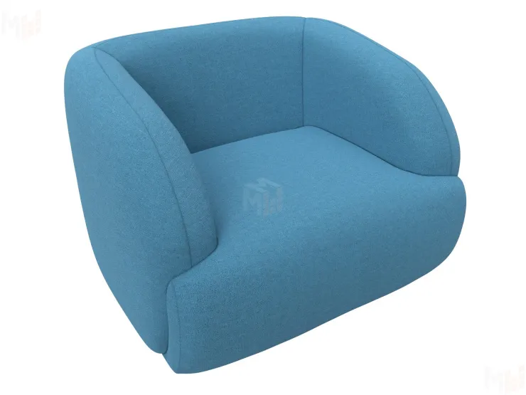 Кресло Лига-041 ( Амур 10 голубой )