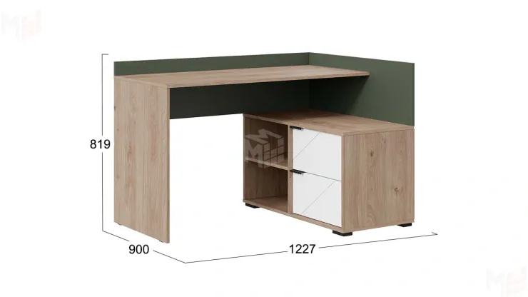 Стол письменный угловой Лео- ТД-410.15.03 Стол письменный угловой Лео- ТД-410.15.03