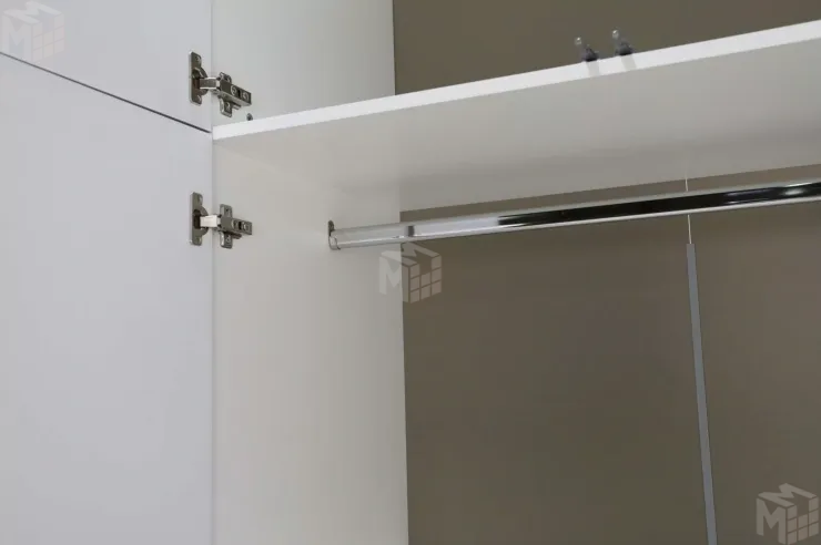 Шкаф 3-х створчатый Урбан-2 Лайт Грей Софт/Белый Шелк