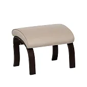 Пуф Leset Универсальный с кантом (Орех текстура/V18 бежевый, кант V18 бежевый)