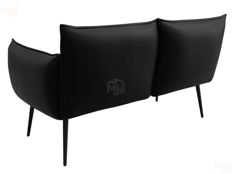 Диван прямой Лига-083 ( GRIFON 18 черный )