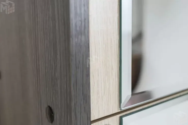 Прихожая Гретта 1 Ясень Черный/Дуб Сонома