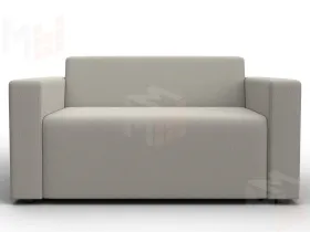 Диван прямой Лига-093 ( Амур 02 бежевый )