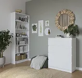 S00357 Варма 80 стеллаж 78х198х28, белый