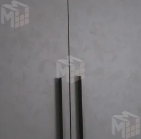 Шкаф 2-х створчатый Нильс Дуб Эльза/Темно-Серый Лофт