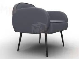 Кресло Лига-086 ( экокожа GRIFON 15 серый )