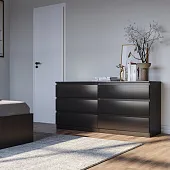 2.05.02.060.5 МАЛЬТА комод 6 ящиков 160х76 Дуб Венге RU 2.05.02.060.5 МАЛЬТА комод 6 ящиков 160х76 Дуб Венге RU