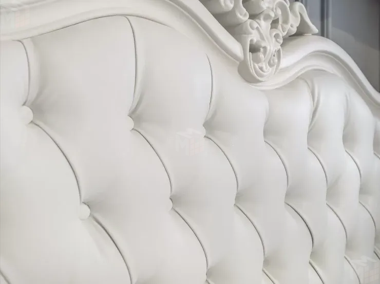 Диван кровать Мишель белый матовый