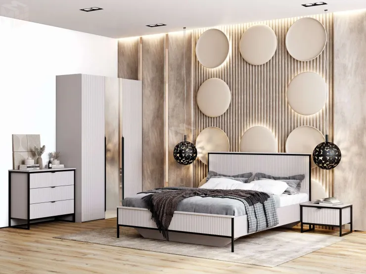 Спальный гарнитур Нора Вереск Ромено